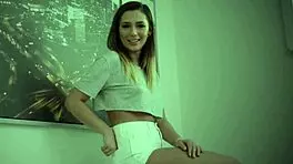 Teen Slut Sucks Cock in POV for a Messy Facial