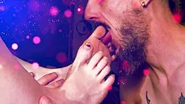 she grabs that huge cock and shoves it right in!