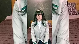 New student in ua academy controls girls minds, makes them masturbate, wet ass sex 😏