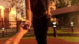 Stunning Long-Haired Brunette Discusses Old Days in Taboo Hentai 3D Game.