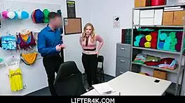 Lifter4k - Chubby Teen 18+ Shoplifter Caught and Punished Hard
