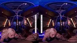 feeling so excited as jamie jett and sandra luberc share spencer bradley for halloween fun.