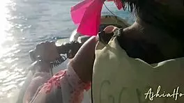 Escaped From The City By Jet Ski For Filling My Pussy By Cum