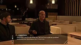 Stunning Long-Haired Brunette Discusses Old Days in Taboo Hentai 3D Game.