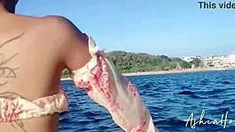 Escaped From The City By Jet Ski For Filling My Pussy By Cum