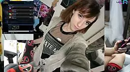 teen masturbates while playing league of legends