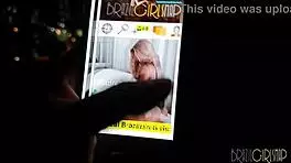 Tourist matches with beautiful Clara Lady Snow Brasil 😍