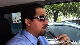 horny woman screwed by her perverted stepdad outdoors