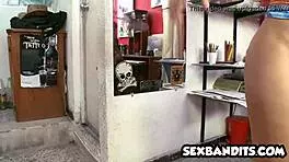 Beautiful latina teen fucks on vacation