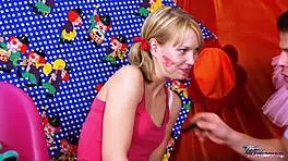 have you seen the 18yo babe in fishnets waiting for cum on her pussy?