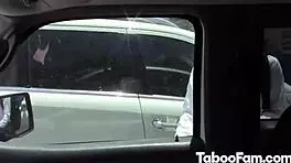 horny woman screwed by her perverted stepdad outdoors