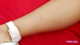 WOW! Super Hot Brunette Teen SHOWS PERFECT PUSSY in Interview