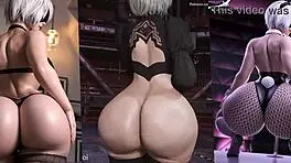 eve stellar blade vs yorha 2b nier automata porn compilation with sound