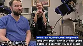 Ava Siren Gets Cum Tramp Stamp from Doctor