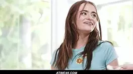 feeling aroused by babysitter's kissing, fingering, and rimjob seduction