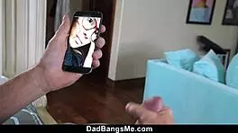 What happens when stepdad catches perving on his stepdaughter? Hardcore fucking in missionary and doggystyle - dadbangsme.