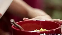 Little latin teen 18+ licked in bathing scene 😘