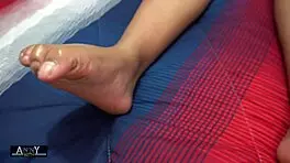 Cute Student with Sweaty Stinky Feet