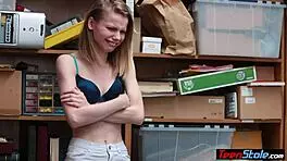 Crying Russian Teen Thief Punished With Hard Fucking!