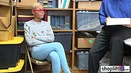 black teen 18+ busted by cop for stealing leash, caught spying