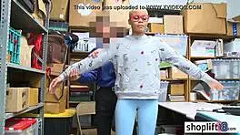 black teen 18+ busted by cop for stealing leash, caught spying