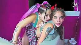 Woow, tight Colombian teen throat fucked rough no mercy! 😮