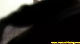 pissdrinking brunette teen 18+ plays with her tiny kinky toy