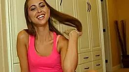 Teen Feels Intense Pleasure Licking Balls and Deepthroating Huge Cock for Cumshot on Shaved Pussy