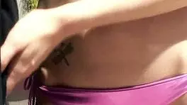 older guy finds slutty teen 18+ kelly klass at pool for creampie fuck - ready?