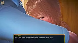 My New Family Game With Blonde Cartoon