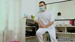 doctor stares hymen checkup and virgin teen drilling