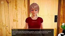 My New Family Game With Blonde Cartoon