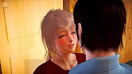 My New Family Game With Blonde Cartoon