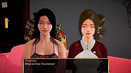 My New Family Game With Blonde Cartoon