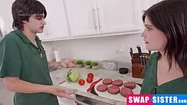 Best Friends Swap and Bang Their Stepsisters