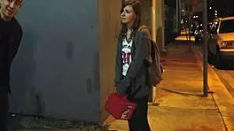 Bimbo Alex Blake Blows Big Dick In Alleyway And Fucks.