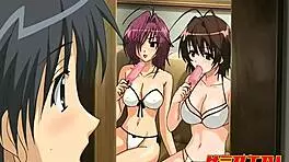 Step Sister And Brother Caught In Hentai Action With Facial