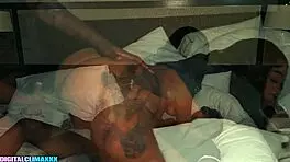 Amateur Ebony Girl Sucks and Fucks Monster BBC During Netflix and Chill