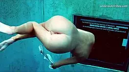 Nata The Hot Hungarian Babe Swimming