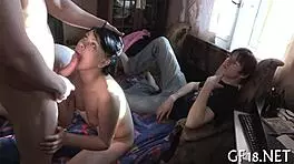 Just STARE at her PLAYING with tight pussy and small tits