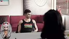 ms denvers ep 23 features teachers upskirt in see through skirt and pantyhose