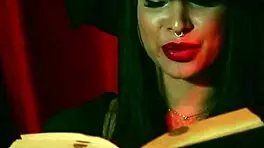 pocahontas latina artist teasing nude men in erotic sarau