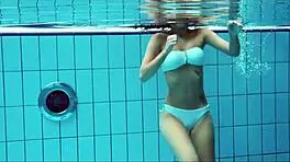 Nata The Hot Hungarian Babe Swimming