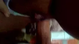 Colombian teen with big tits gets wet