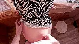 Huge Tits Babe Sucks and Bangs Hard at Party