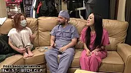 Blaire Celeste gets a huge cumshot from Doctor Tampa