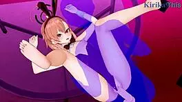 Mikamo neru bunny girl ver and uzawa reisa intense sex - blue archive hentai