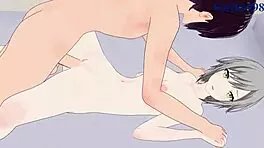 Airi momoi and shiho hinomori have intense sex in project sekai hentai 😍