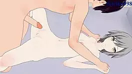 Airi momoi and shiho hinomori have intense sex in project sekai hentai 😍