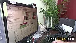 Wet Cunt Stepdaughter Fingers Pussy Before Big Cock Penetration